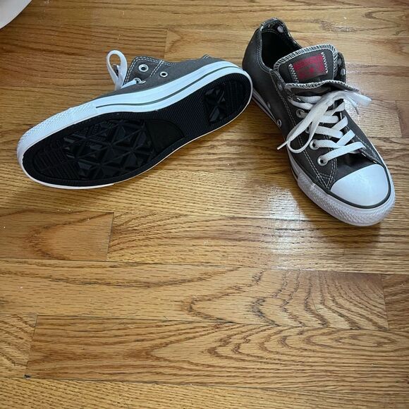 Women Coverse Chuck Taylor All Star Grey White - Picture 6 of 7
